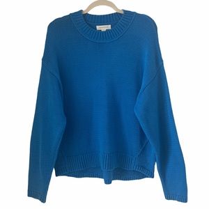 Treasure & Bond Blue Knit Sweater Large